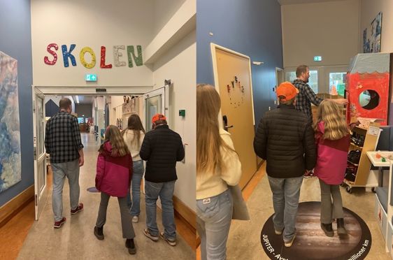 en gruppe personer i et rom