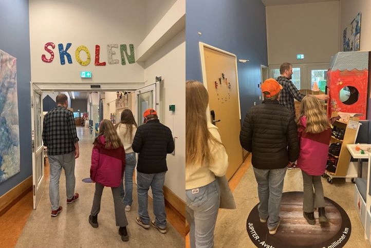 en gruppe personer i et rom