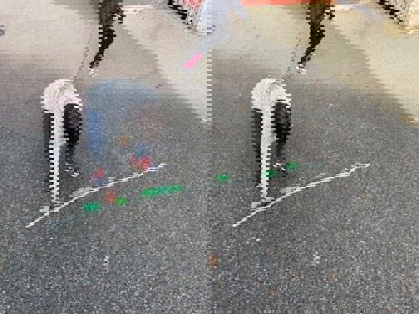 et barn som leker med en leke